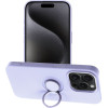 Silicone Ring Case For Iphone 15 Pro Violet OEM