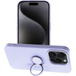 Silicone Ring Case For Iphone 15 Pro Violet OEM