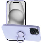 Silicone Ring Case For Iphone 15 Violet OEM