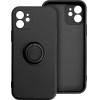 Silicone Ring Case For Iphone 16 Plus Black OEM