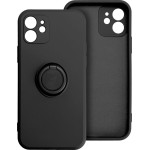 Silicone Ring Case For Iphone 16 Pro Black OEM