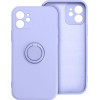 Silicone Ring Case For Iphone 16 Pro Violet OEM
