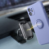 Silicone Ring Case For Iphone 16 Pro Violet OEM