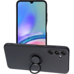 Silicone Ring Case For Samsung A05S Black OEM