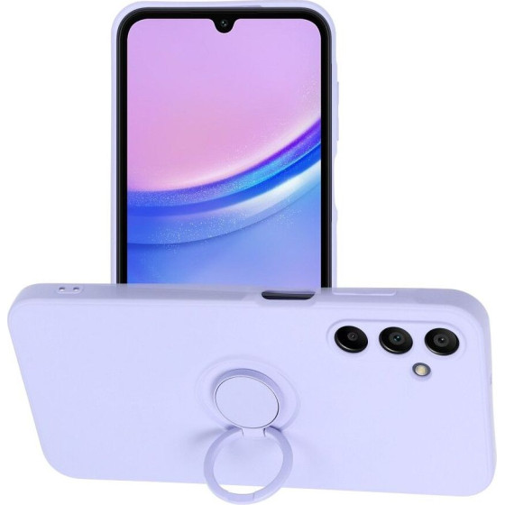 Silicone Ring Case For Samsung A15 5G / A15 4G Violet OEM