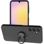 Silicone Ring Case For Samsung A25 5G Black OEM