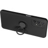 Silicone Ring Case For Samsung A25 5G Black OEM