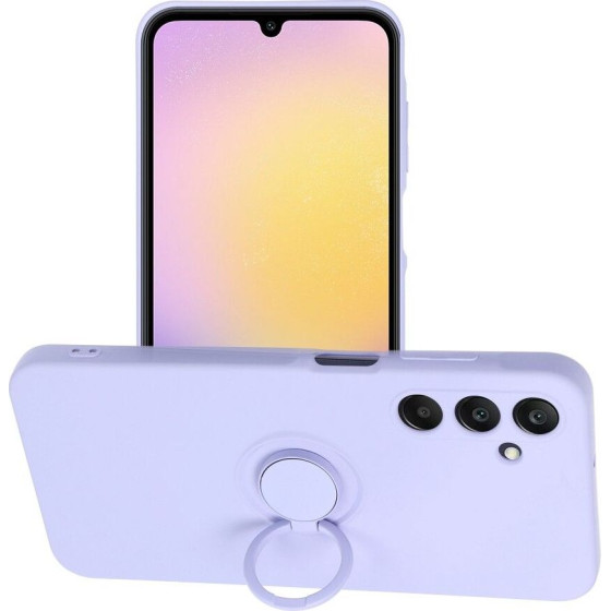 Silicone Ring Case For Samsung A25 5G Violet OEM