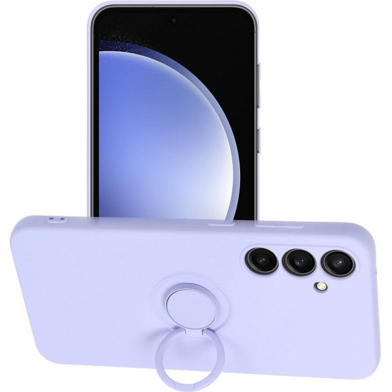 Silicone Ring Case For Samsung S23 Fe Violet OEM