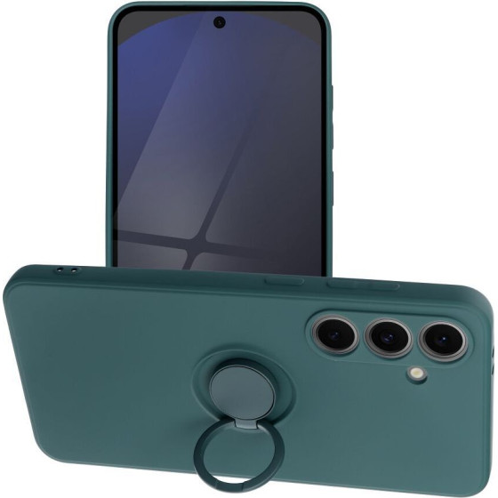 Silicone Ring Case For Samsung S24 Fe Green OEM