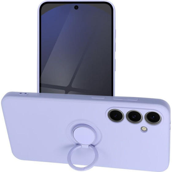 Silicone Ring Case For Samsung S24 Fe Violet OEM