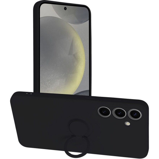 Silicone Ring Case For Samsung S24 Plus Black OEM