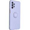 Silicone Ring Case For Samsung S25 Plus Violet OEM