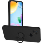 Silicone Ring Case For Xiaomi Redmi 10C Black OEM