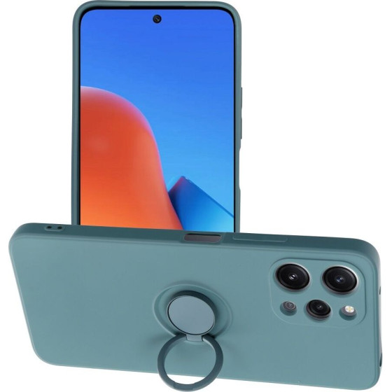 Silicone Ring Case For Xiaomi Redmi 12 4G Green OEM