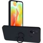 Silicone Ring Case For Xiaomi Redmi 12C Black OEM
