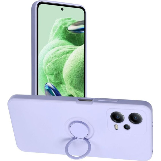 Silicone Ring Case For Xiaomi Redmi Note 12 5G Violet OEM