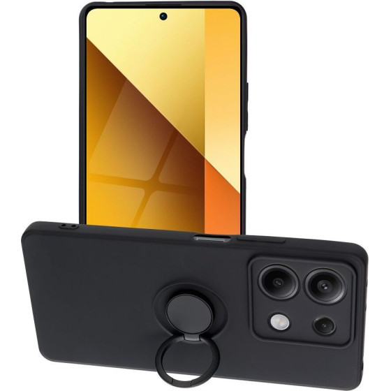 Silicone Ring Case For Xiaomi Redmi Note 13 5G Black OEM
