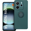 Silicone Ring Case For Xiaomi Redmi Note 14 5G Green OEM