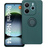 Silicone Ring Case For Xiaomi Redmi Note 14 5G Green OEM
