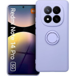 Silicone Ring Case For Xiaomi Redmi Note 14 Pro 5G Violet OEM