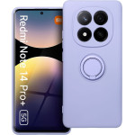 Silicone Ring Case For Xiaomi Redmi Note 14 Pro Plus 5G Violet OEM