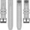 Silicone Strap For Garmin Fenix 3 / 3HR / 5X / 6X / 6X Pro / 7X / 7X Pro Grey (12) OEM
