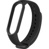 Silicone Strap For Xiaomi Mi Band 5 / 6 / 7 Black (01) OEM