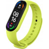Silicone Strap For Xiaomi Mi Band 5 / 6 / 7 Green (05) OEM