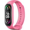 Silicone Strap For Xiaomi Mi Band 5 / 6 / 7 Pink (06) OEM
