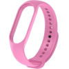 Silicone Strap For Xiaomi Mi Band 5 / 6 / 7 Pink (37) OEM