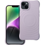 Silicone Zephyr Mag Cover Compatible With Magsafe Do Iphone 14 Plus Lilac OEM