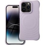 Silicone Zephyr Mag Cover Compatible With Magsafe Do Iphone 14 Pro Lilac OEM