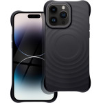 Silicone Zephyr Mag Cover Compatible With Magsafe Do Iphone 14 Pro Max Black OEM