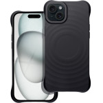 Silicone Zephyr Mag Cover Compatible With Magsafe Do Iphone 15 Plus Black OEM