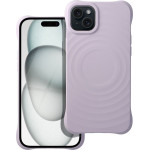 Silicone Zephyr Mag Cover Compatible With Magsafe Do Iphone 15 Plus Lilac OEM