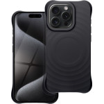 Silicone Zephyr Mag Cover Compatible With Magsafe Do Iphone 15 Pro Black OEM