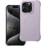 Silicone Zephyr Mag Cover Compatible With Magsafe Do Iphone 15 Pro Lilac OEM