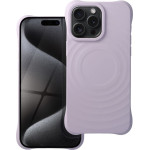 Silicone Zephyr Mag Cover Compatible With Magsafe Do Iphone 15 Pro Max Lilac OEM