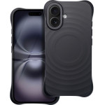 Silicone Zephyr Mag Cover Compatible With Magsafe Do Iphone 16 Black OEM