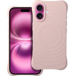 Silicone Zephyr Mag Cover Compatible With Magsafe Do Iphone 16 Pink OEM