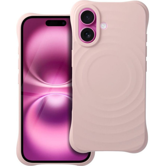 Silicone Zephyr Mag Cover Compatible With Magsafe Do Iphone 16 Pink OEM