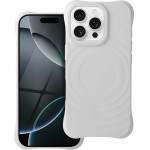 Silicone Zephyr Mag Cover Compatible With Magsafe Do Iphone 16 Pro White OEM