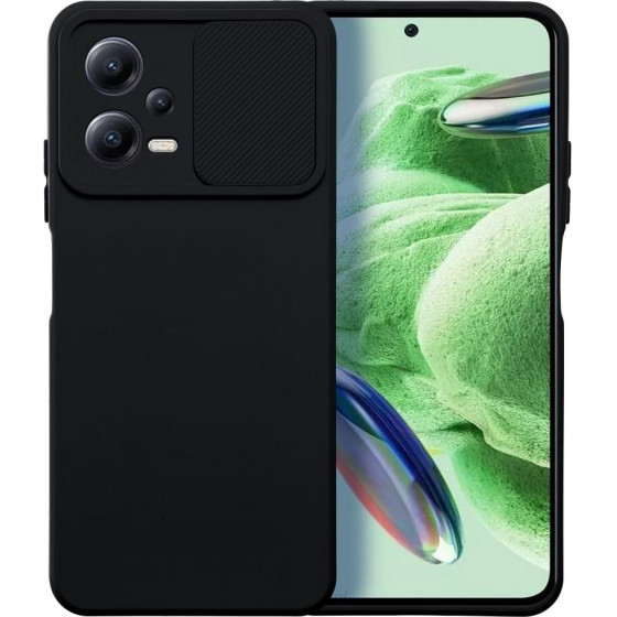 Slide Case For Xiaomi Redmi Note 12 5G Black OEM