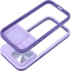 Slider Case For Iphone 14 Pro Max Purple OEM