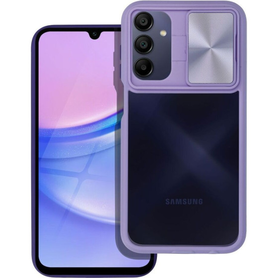 Slider Case For Samsung A15 Purple OEM