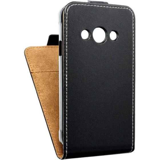 Slim Flexi Fresh Flip Case For Samsung Xcover 3 (g388F) Black OEM