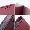 Smart Magneto Book Case For Samsung A25 5G Burgundy OEM