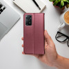 Smart Magneto Book Case For Xiaomi Redmi Note 13 Pro Plus 5G Burgundy OEM