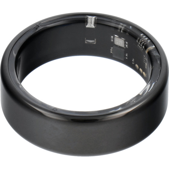 Smart Ring R11M - Smart Steel Ring With Charging Box Size 8 (18,1mm) Black OEM